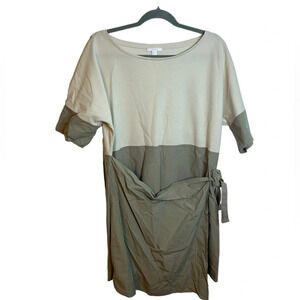 COS Colorblock Wrap Shirt Dress